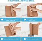 AIDEA Microfiber Cleaning Cloth 165 Sheets 3 Roll, Microfiber Towels - Image 7