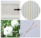 800 Count Natural Wood Stick Cotton Swabs - Image 2