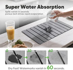 Stone Dish Drying Mat for Kitchen Counter - Image 2