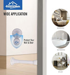 HOMOTEK 12 Pack Spring Door Stops, 3-1/8” Heavy Duty Door Stop - Image 6