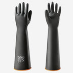 ThxToms Heavy Duty Latex Gloves, Long Rubber Gloves, Chemical Resistant Gloves by ThxToms