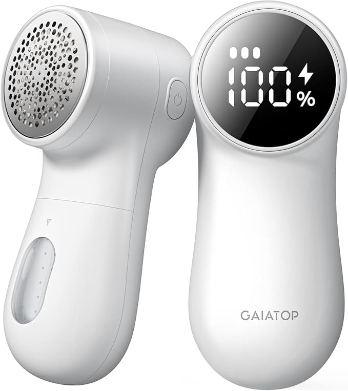 GAIATOP Fabric Shaver Rechargeable Lint Remover 3 Speeds Sweater Defuzzer by GAIATOP