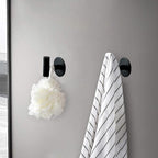 Self Adhesive Towel Hook Matte Black Coat Hook Brushed Nickel SUS304 Stainless - Image 3