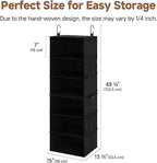 StorageWorks Hanging Closet Organizer 6-Shelf, Jumbo Separable Two 3 Shelf - Image 3