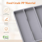 Lifewit Utensil Organizer for Kitchen Drawer, Expandable Cooking Silverware Tray - Image 5
