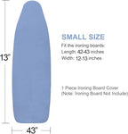 Ironing Board Cover and Pad, Small Size 13x43, Thick Padding, Elastic Edge - Image 2