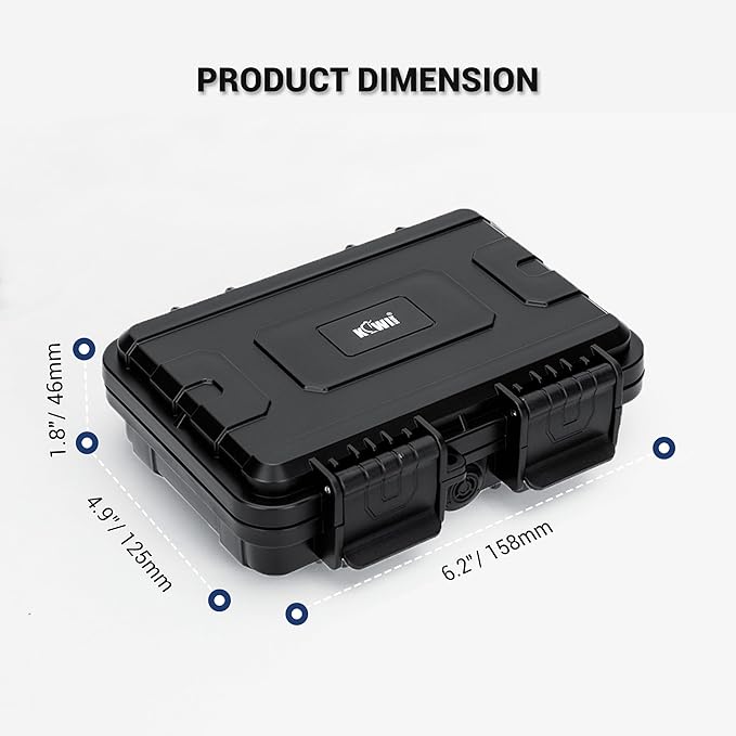 KIWIFOTOS 12 Slots 9V & CR2 CR123A Battery Storage Organizer Case IP67 - Image 6