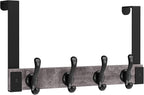 Homode Over The Door Hooks Heavy Duty, Wood Over The Door Towel Rack by Homode