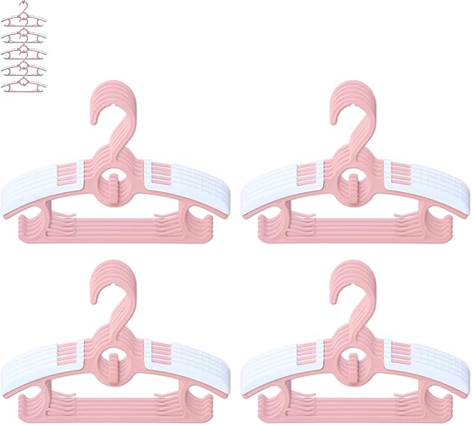 Baby Nursery Closet Hangers, Ultra Thin Non-Slip and Extendable Laundry Infant by Gencuoir