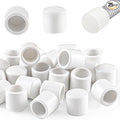 25 Pack Door Stop Tips & Caps 0.39" White Rubber Door Stop Replacement by Unknown