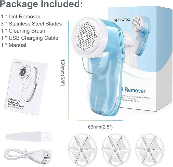 Fabric Shaver, Lint Remover for Clothes, Electric Lint Remover - Image 9