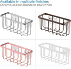 iDesign Gia Stainless Steel Dish Sponge Holder Basket - Image 4