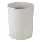iDesign Franklin BPA-Free Plastic Round Waste Basket, Light Gray by iDesign