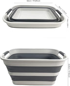 SAMMART Collapsible Plastic Laundry Basket - Image 2