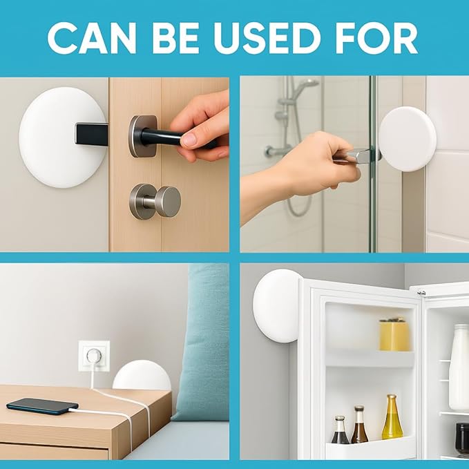 Strongest Home Wall & Door Handle Stopper, Quiet Wall Protector - Image 5