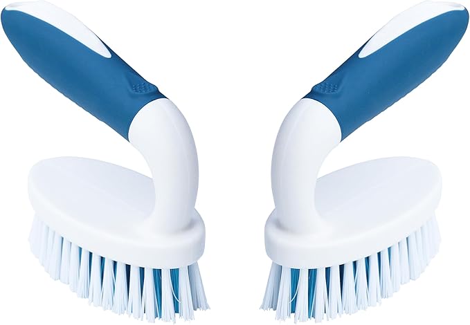 PHYEX Scrub Brush, 2 Pack Household Cleaning Brushes by PHYEX