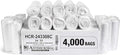 Aluf Plastics High Density Trash Bags, 16 Gallon, 8 Micron, by AlufPlastics
