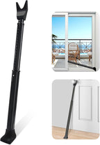 AceMining Upgraded Door Security Bar & Sliding Patio Bar, Heavy Duty Stoppers by AceMining