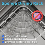 Sponge Holder Corner Sink Caddy Sink Organizer - Image 7