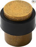 KHTUMEWARE 10 Pack 1-1/2 in Floor Door Stopper, Antique Brass Door Stop by khtumeware