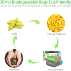 Small Trash Bags Biodegradable, Magesh 4 Gallon Trash Bag/Garbage Bags - Image 2