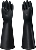 18" Chemical Resistant Gloves, Long Waterproof Rubber Industrial Safety Glove by Nobgum
