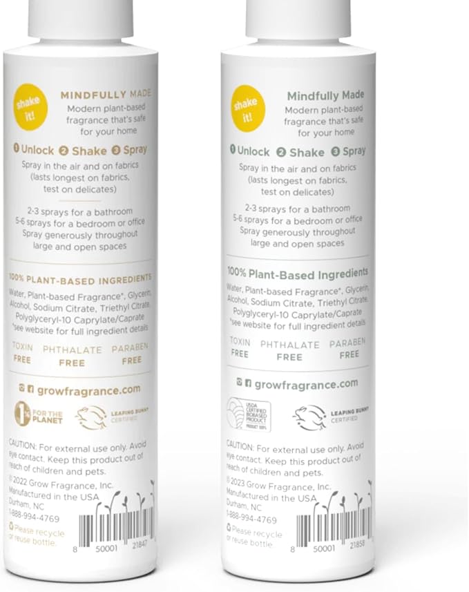 Grow Fragrance Scented Fabric and Room Air Freshener Spray - Image 9