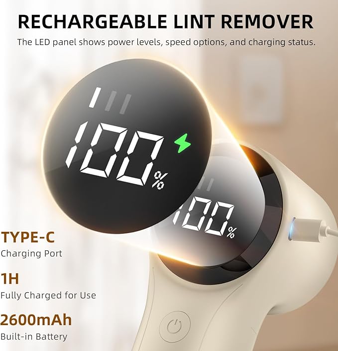 Fabric Shaver, Electric Lint Remover, Rechargeable Lint Shaver, Household - Image 3