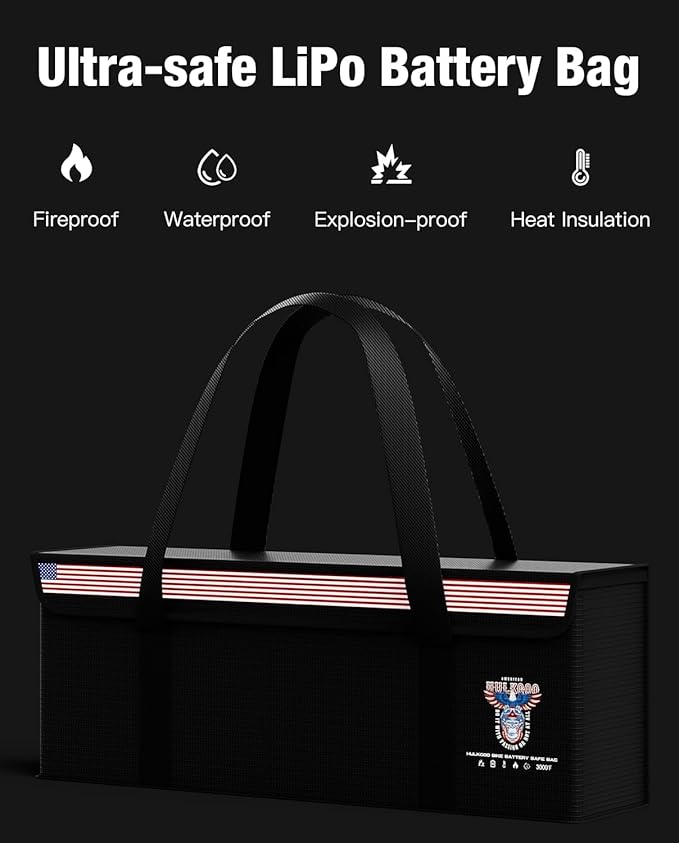 Ebike Battery Bag Fireproof Battery Safe Bag Explosion-Proof Waterproof Lipo - Image 2