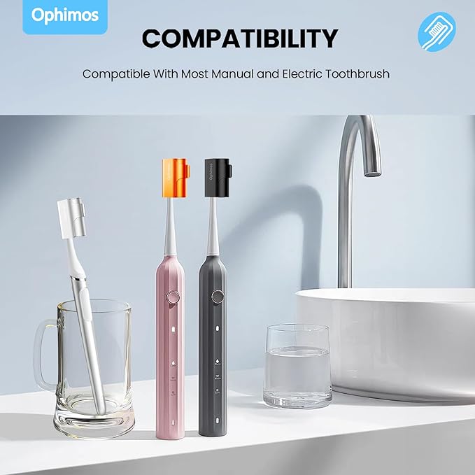 Aluminum Alloy Toothbrush Head Cover/Cap/Protector Case, Travel Toothbrush - Image 3