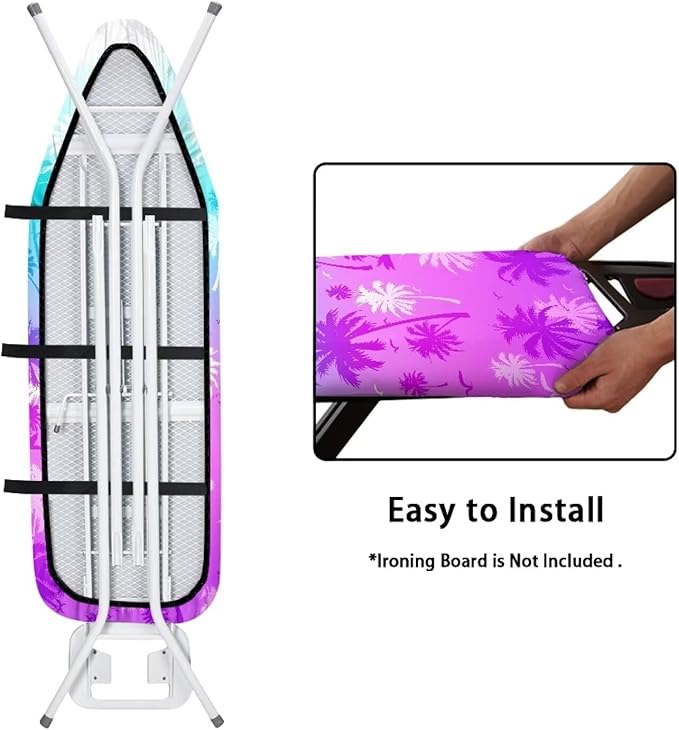 Tropical Palm Tree Leaf Ironing Board Cover - Image 5