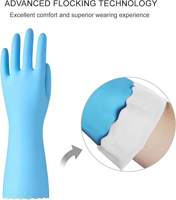 Bamllum Rubber Cleaning Gloves - Image 2
