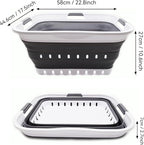 SAMMART 42L Collapsible Plastic Laundry Basket - Image 3