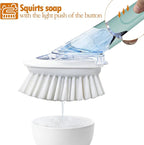 Soap Dispensing Replacement Dish Brush Storage Set - Image 2