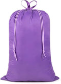 Heavy Duty Laundry Bag with Handles, Extra Large Drawstring Bag, Laundry Hamper by WiseBoy