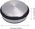 KINJOEK 2 Packs Heavy Duty No Drill Door Stopper, Stainless Steel Door Stop - Image 2