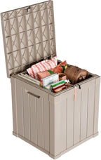 DRATO 50 Gallon Deck Box, Outdoor Storage Box for Patio Cushion, Garden Tools, Waterproof Patio Storage box, Lockable (Gray，50 Gallon) by DRATOprovidesawarmandcozy
