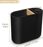 Toothbrush Holder with Bamboo Divider, Detachable - Image 3