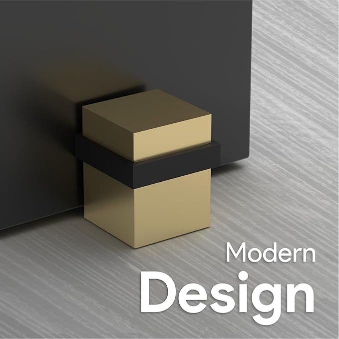Mega Handles Square Floor Door Stopper, Quickly Installed Wall Protector Stopper - Image 6