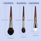 stedi Model Cleaning Brush Kit, Model Hobby Making Tools, 2 Soft and 1 Stiff - Image 6