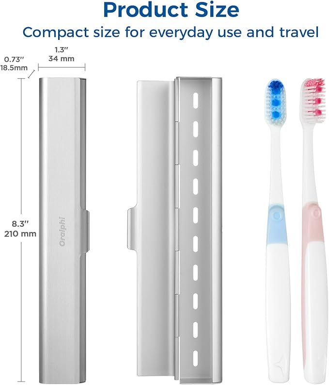 Aluminum Toothbrush Travel Case - Image 2