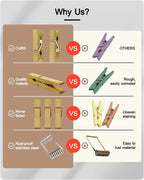 Mini Clothes Pins Wooden Colored Small Clothespins - Image 2