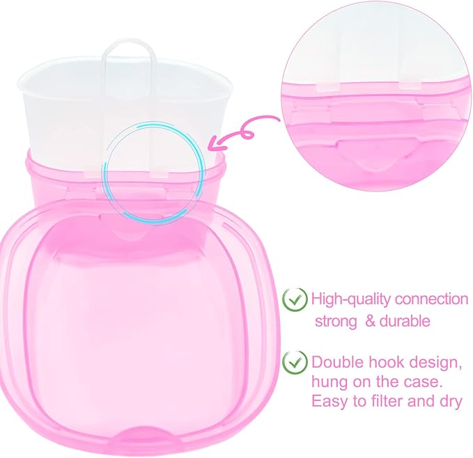 Denture Bath Case Denture Soaking Cup - Image 3