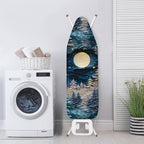 Origami Moon Pine Tree Ironing Board Cover Paper Carving Starry Night Home Iron - Image 4