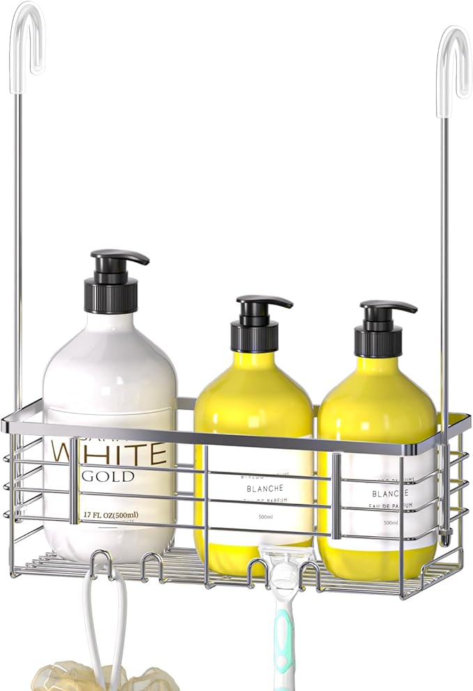 DELLAN Hanging Shower Organizer, Shower Rack by DELLAN