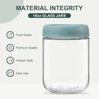 NETANY 6-pack 16oz Glass jars - Image 2
