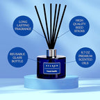 Reed Diffuser Set, 6.7Oz French Vanilla Scented Oil Diffuser - Image 2