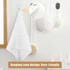SEMAXE Hand Towel for Bathroom, 100% Combed Cotton Towel - Image 4