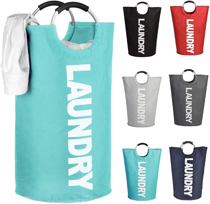 Mziart 90L Large Collapsible Laundry Hamper Laundry Basket by Mziart