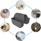 Sponge Holder for Kitchen Sink, Silicone Sink Saddle Caddy Organizer Rack - Image 5